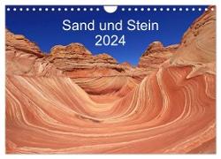 Sand und Stein 2024 (Wandkalender 2024 DIN A4 quer), CALVENDO Monatskalender