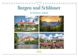 Burgen und Schlösser (Wandkalender 2024 DIN A4 quer), CALVENDO Monatskalender