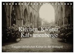 Kirchen, Klöster, Kalvarienberge (Tischkalender 2024 DIN A5 quer), CALVENDO Monatskalender