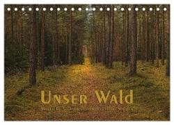 Unser Wald - Magische Sichten in norddeutsche Wälder (Tischkalender 2024 DIN A5 quer), CALVENDO Monatskalender