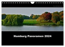 Hamburg Panoramen 2024 (Wandkalender 2024 DIN A4 quer), CALVENDO Monatskalender
