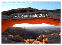 Canyonlands 2024 (Wandkalender 2024 DIN A3 quer), CALVENDO Monatskalender