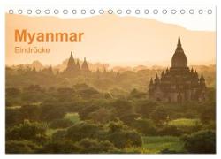 Myanmar - Eindrücke (Tischkalender 2024 DIN A5 quer), CALVENDO Monatskalender