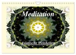 Meditation - Asiatische Weisheiten (Wandkalender 2024 DIN A4 quer), CALVENDO Monatskalender
