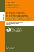 Research Challenges in Information Science: Information Science and the Connected World