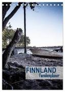 Finnland Familienplaner (Tischkalender 2024 DIN A5 hoch), CALVENDO Monatskalender