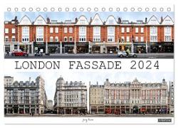 London Fassade 2024 (Tischkalender 2024 DIN A5 quer), CALVENDO Monatskalender