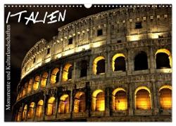 Italien - Monumente und Kulturlandschaften (Wandkalender 2024 DIN A3 quer), CALVENDO Monatskalender