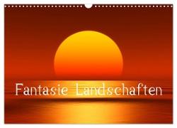 Fantasie Landschaften (Wandkalender 2024 DIN A3 quer), CALVENDO Monatskalender