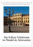 Schloss Schönbrunn im Wandel der Jahreszeiten (Tischkalender 2024 DIN A5 hoch), CALVENDO Monatskalender