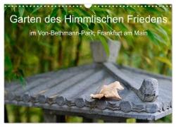 Garten des Himmlischen Friedens im Von-Bethmann-Park, Frankfurt am Main (Wandkalender 2024 DIN A3 quer), CALVENDO Monatskalender