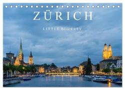 ZÜRICH - Little Big City (Tischkalender 2024 DIN A5 quer), CALVENDO Monatskalender