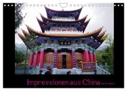Impressionen aus China (Wandkalender 2024 DIN A4 quer), CALVENDO Monatskalender