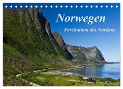 Norwegen - Faszination des Nordens (Tischkalender 2024 DIN A5 quer), CALVENDO Monatskalender
