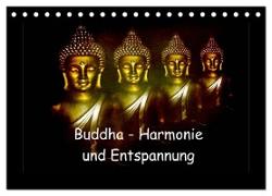 Buddha - Harmonie und Entspannung (Tischkalender 2024 DIN A5 quer), CALVENDO Monatskalender