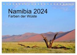 Namibia 2024 Farben der Wüste (Tischkalender 2024 DIN A5 quer), CALVENDO Monatskalender