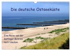 Die deutsche Ostseeküste - Eine Reise von der Geltinger Birk bis nach Usedom (Wandkalender 2024 DIN A3 quer), CALVENDO Monatskalender