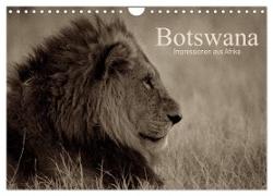 Botswana ¿ Impressionen aus Afrika (Wandkalender 2024 DIN A4 quer), CALVENDO Monatskalender