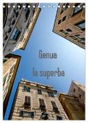 Genua - la superba (Tischkalender 2024 DIN A5 hoch), CALVENDO Monatskalender