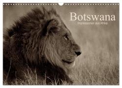 Botswana ¿ Impressionen aus Afrika (Wandkalender 2024 DIN A3 quer), CALVENDO Monatskalender