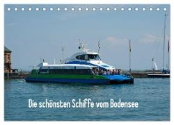 Die schönsten Schiffe vom Bodensee (Tischkalender 2024 DIN A5 quer), CALVENDO Monatskalender