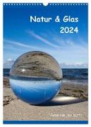 Natur & Glas (Wandkalender 2024 DIN A3 hoch), CALVENDO Monatskalender