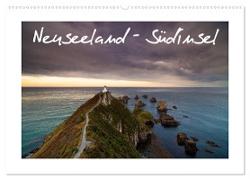 Neuseeland - Südinsel (Wandkalender 2024 DIN A2 quer), CALVENDO Monatskalender
