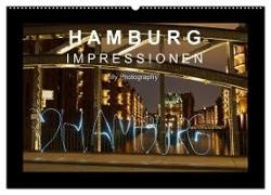 Hamburg - Impressionen (Wandkalender 2024 DIN A2 quer), CALVENDO Monatskalender