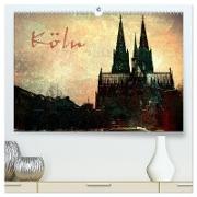 Köln (hochwertiger Premium Wandkalender 2024 DIN A2 quer), Kunstdruck in Hochglanz