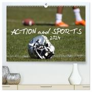 Action and Sports (hochwertiger Premium Wandkalender 2024 DIN A2 quer), Kunstdruck in Hochglanz