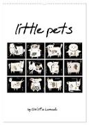 little pets (Wandkalender 2024 DIN A2 hoch), CALVENDO Monatskalender