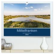 Mittelfranken - Das fränkische Seenland (hochwertiger Premium Wandkalender 2024 DIN A2 quer), Kunstdruck in Hochglanz
