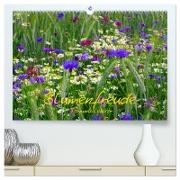 Blumenfreude Schweizer Kalendarium (hochwertiger Premium Wandkalender 2024 DIN A2 quer), Kunstdruck in Hochglanz
