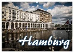 Hamburg (Wandkalender 2024 DIN A2 quer), CALVENDO Monatskalender