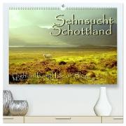 Sehnsucht Schottland (hochwertiger Premium Wandkalender 2024 DIN A2 quer), Kunstdruck in Hochglanz