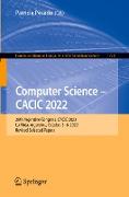 Computer Science ¿ CACIC 2022