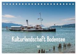 Kulturlandschaft Bodensee - Teil I (Tischkalender 2024 DIN A5 quer), CALVENDO Monatskalender