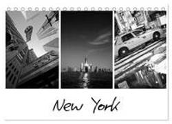 New York (Tischkalender 2024 DIN A5 quer), CALVENDO Monatskalender