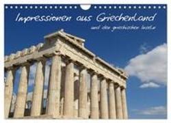 Impressionen aus Griechenland (Wandkalender 2024 DIN A4 quer), CALVENDO Monatskalender