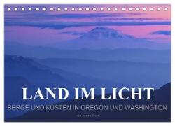 Land im Licht - Berge und Küsten in Oregon und Washington - von Jeremy Cram (Tischkalender 2024 DIN A5 quer), CALVENDO Monatskalender