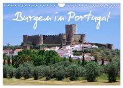 Burgen in Portugal (Wandkalender 2024 DIN A4 quer), CALVENDO Monatskalender