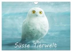 Süsse Tierwelt / CH-Version / Geburtstagskalender (Wandkalender 2024 DIN A4 quer), CALVENDO Monatskalender