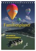 Familienplaner mit schönen Landschaftsbildern (Tischkalender 2024 DIN A5 hoch), CALVENDO Monatskalender