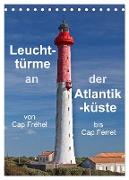 Leuchttürme an der Atlantikküste (Tischkalender 2024 DIN A5 hoch), CALVENDO Monatskalender