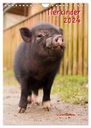 Tierkinder (Wandkalender 2024 DIN A4 hoch), CALVENDO Monatskalender