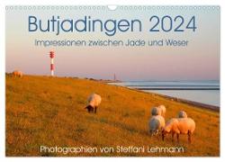 Butjadingen 2024. Impressionen zwischen Jade und Weser (Wandkalender 2024 DIN A3 quer), CALVENDO Monatskalender