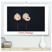 Pretty Flamingo (hochwertiger Premium Wandkalender 2024 DIN A2 quer), Kunstdruck in Hochglanz