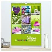 Der kunterbunte Collagen Kalender (hochwertiger Premium Wandkalender 2024 DIN A2 hoch), Kunstdruck in Hochglanz