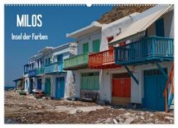Milos, Insel der Farben (Wandkalender 2024 DIN A2 quer), CALVENDO Monatskalender