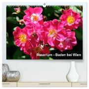 Baden bei Wien - Rosarium (hochwertiger Premium Wandkalender 2024 DIN A2 quer), Kunstdruck in Hochglanz